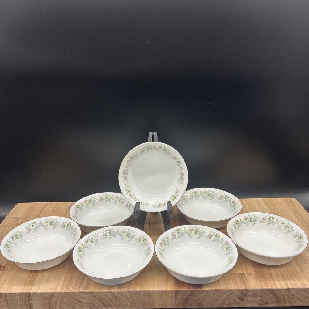 Johann Haviland FOREVER SPRING 5" Dessert Fruit Cup Bowl Set of 7